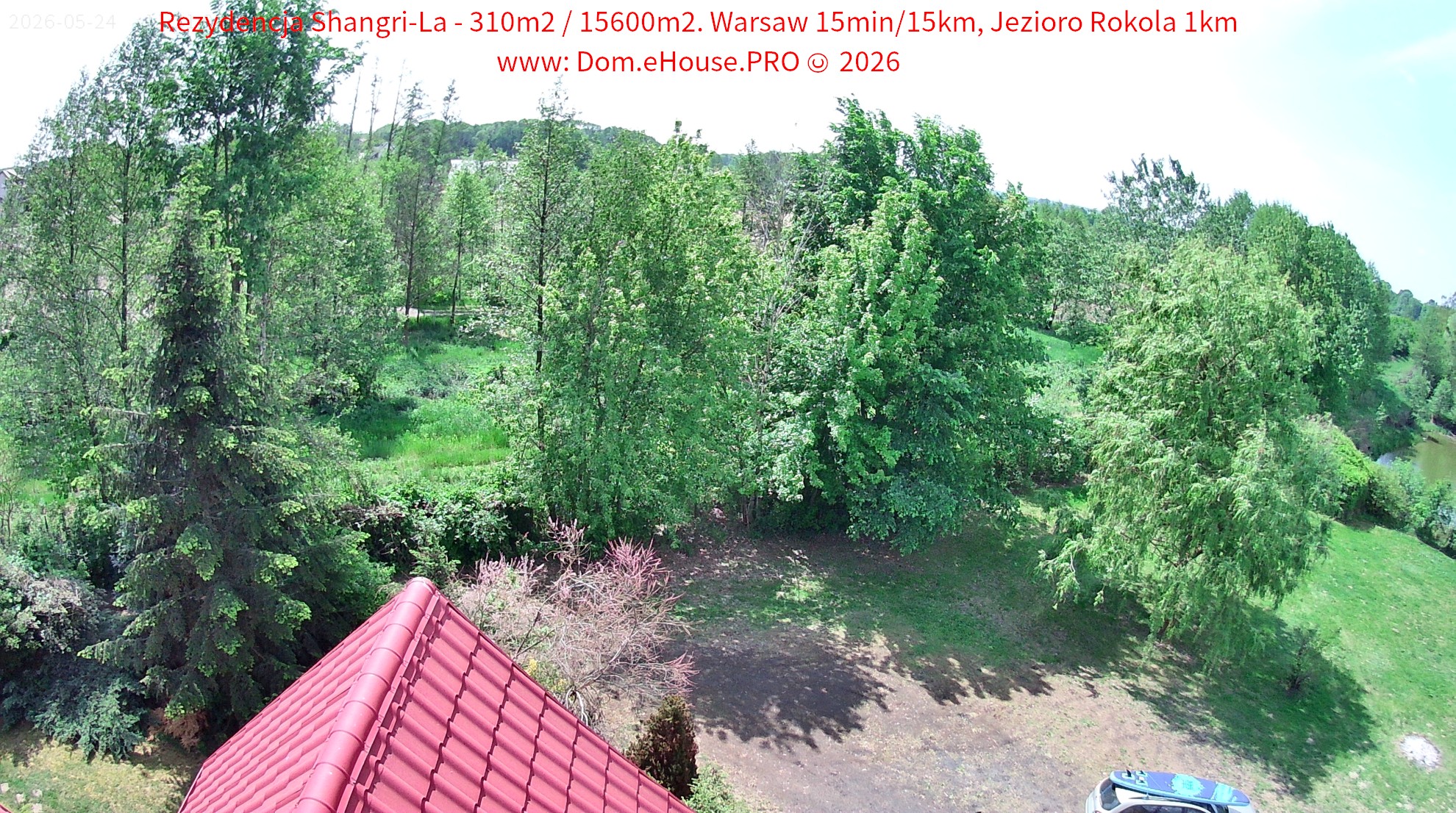 Widok z dachu na Południe.