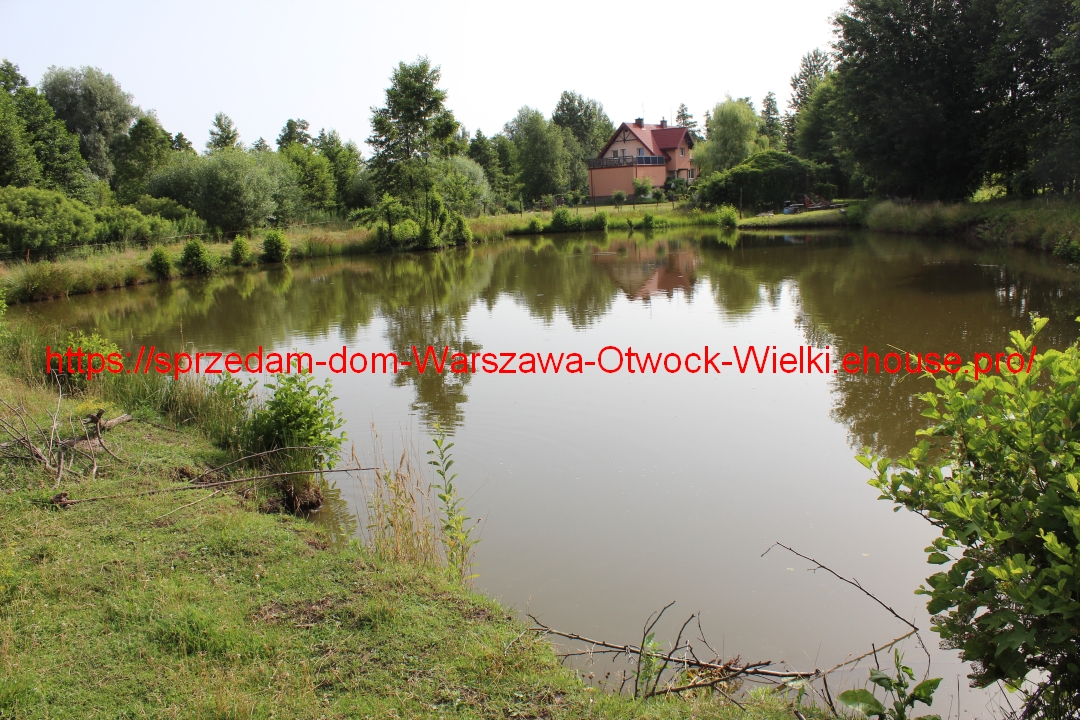 sprzedam dom warszawa, k. Otwock Wielki, Jezioro Rokola, gm. Karczew  (32km) na zjawiskowej działce w otulinie NATURA-2000, na skarpie, z urządzonym ogrodem 16 letnim