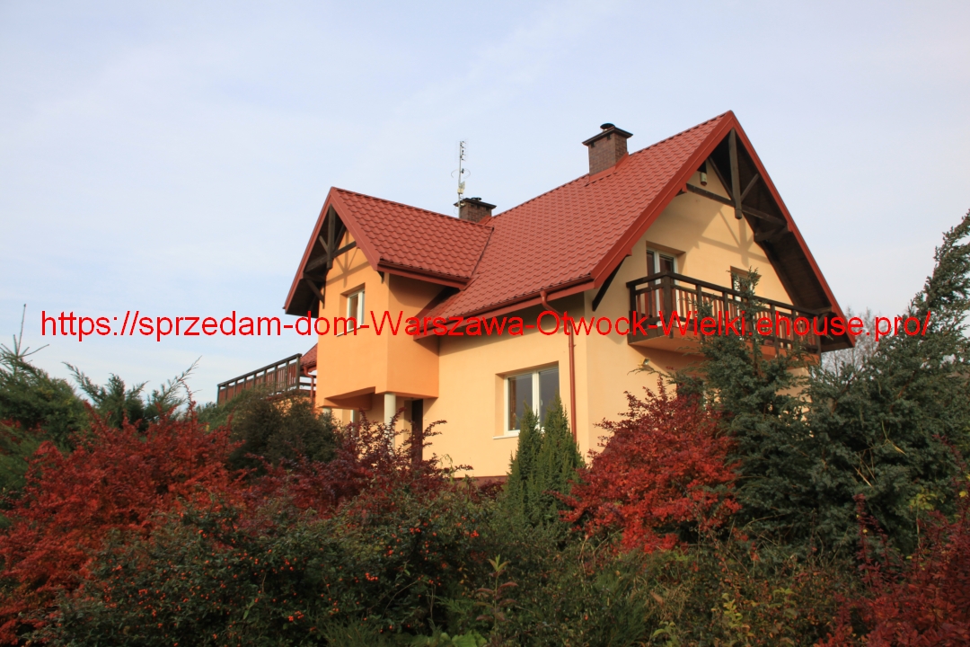 ev satılır Varşava (32km) NATURA-2000 bufer zonasında fenomenal ərazidə, yamacda, 16 yaşlı bağı olan