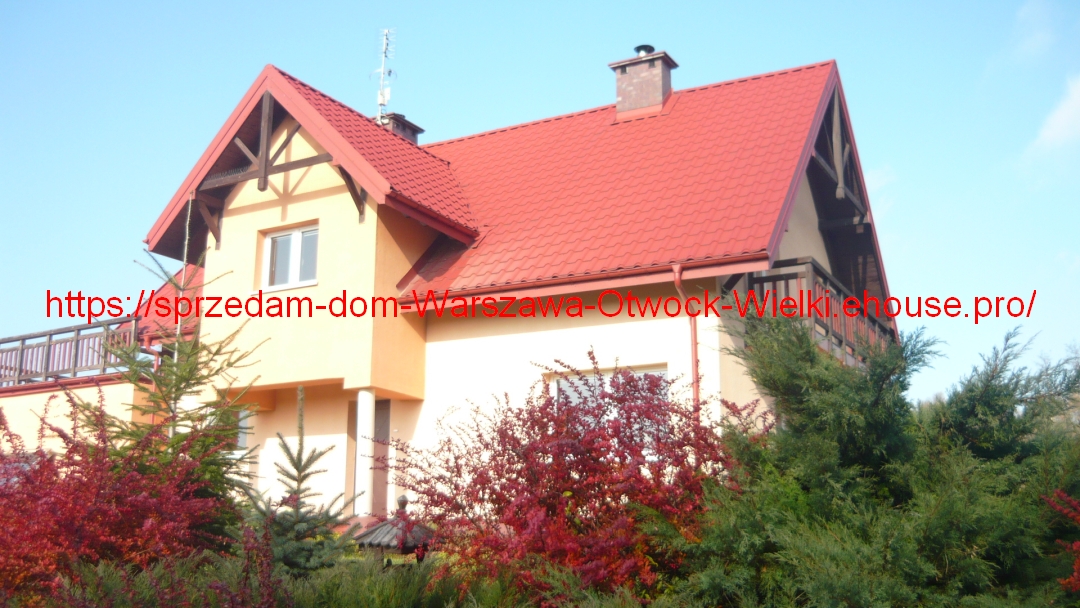 house for sale Warsaw (32km) on a phenomenal plot in the NATURA-2000 buffer zone, on a slope, with a 16-year-old garden